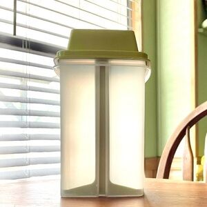 *EUC**VINTAGE* Tupperware Pickle Keeper - Avocado Green - 1330-6 - Complete